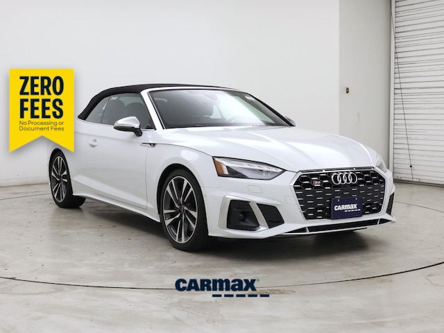 White 2024 Audi S5 Convertible All-Wheel Drive Automatic