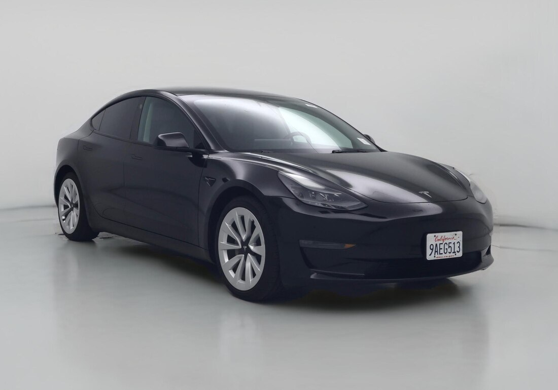 2022 Tesla Model 3 Long Range All-Wheel Drive in Black — CarMax photo