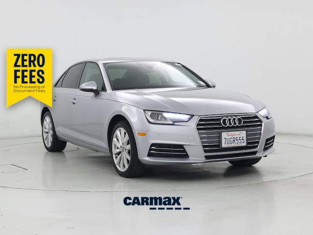 Silver 2017 Audi A4 Sedan Front-Wheel Drive Automatic
