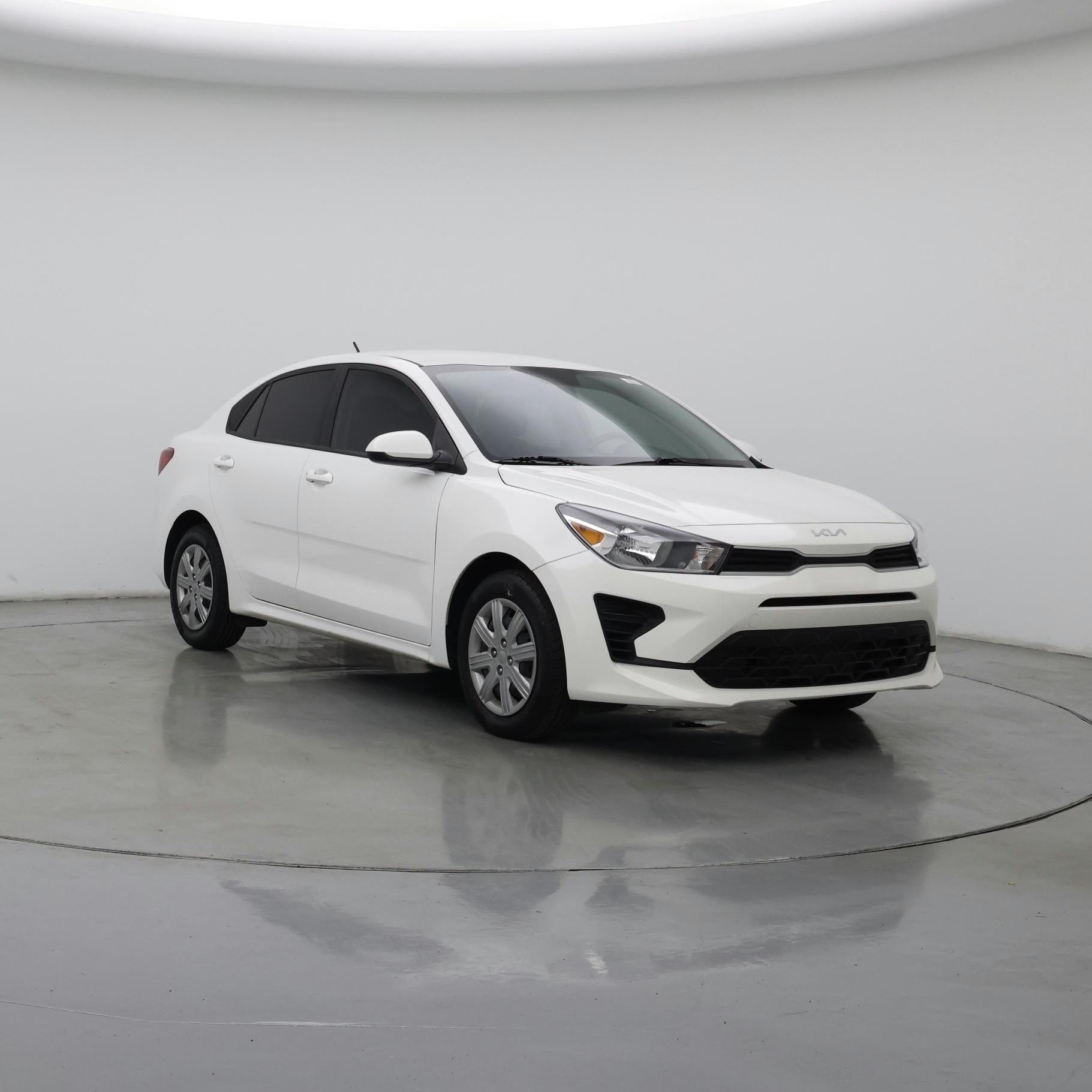 White 2023 Kia Rio Sedan Front-Wheel Drive Automatic