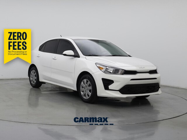 White 2023 Kia Rio Sedan Front-Wheel Drive Automatic