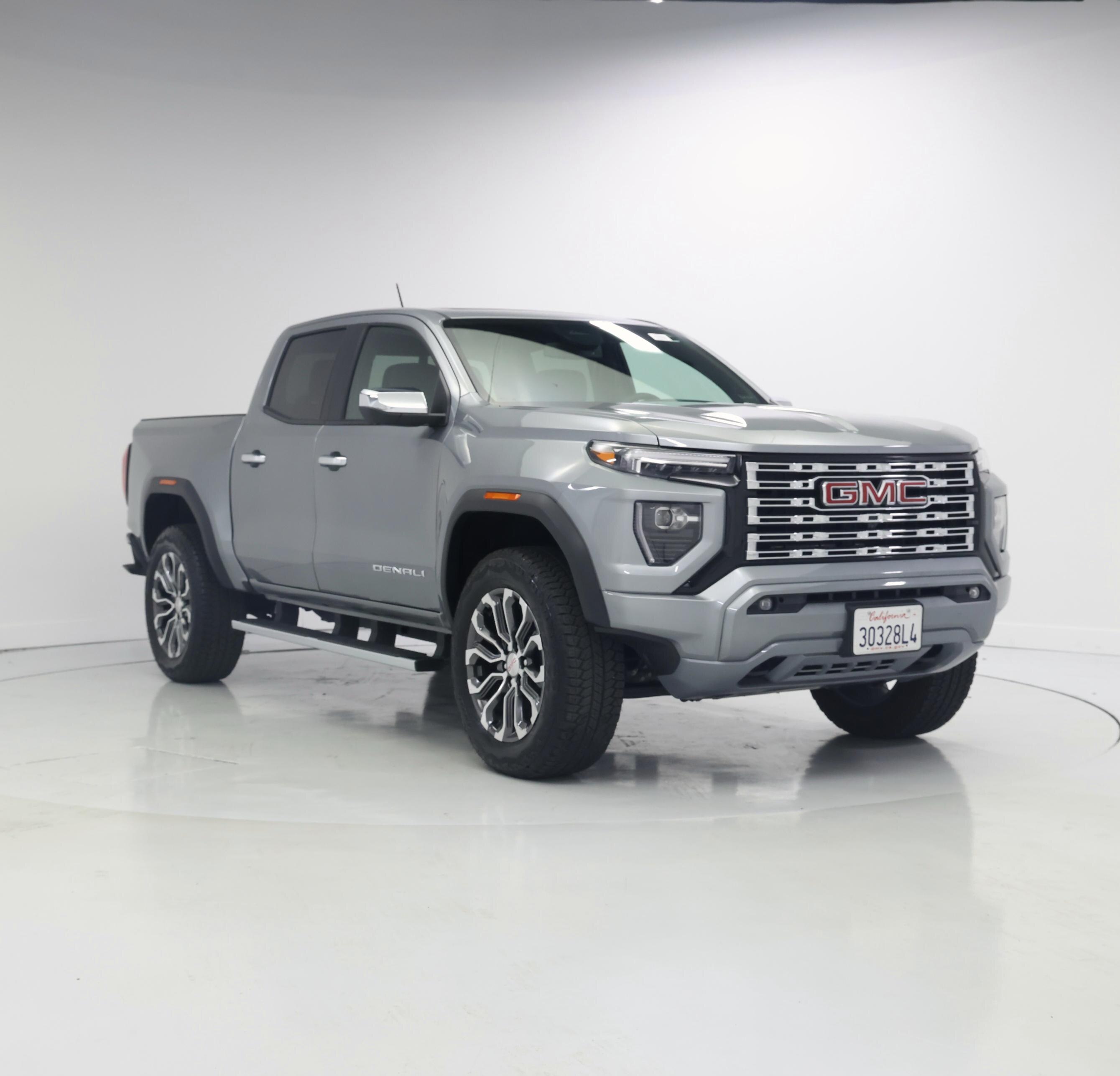 Silver 2026 GMC Canyon Pickup Truck Four-Wheel Drive Automatic