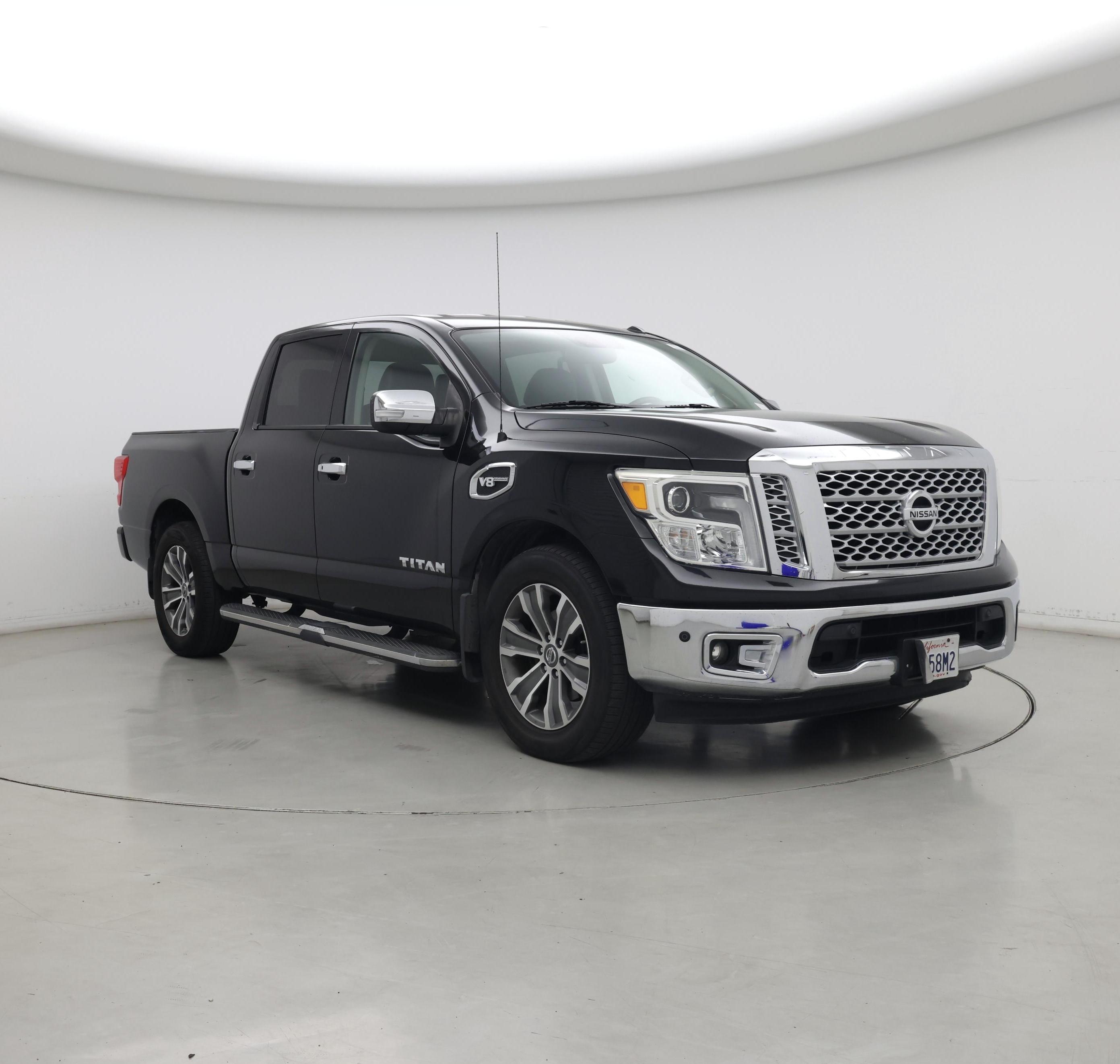 Black 2017 Nissan Titan Pickup Truck 4X2 Automatic
