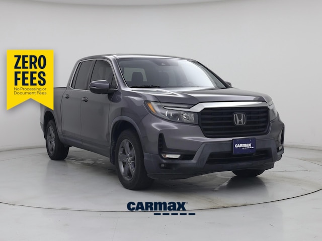Gray 2021 Honda Ridgeline Pickup Truck All-Wheel Drive Automatic