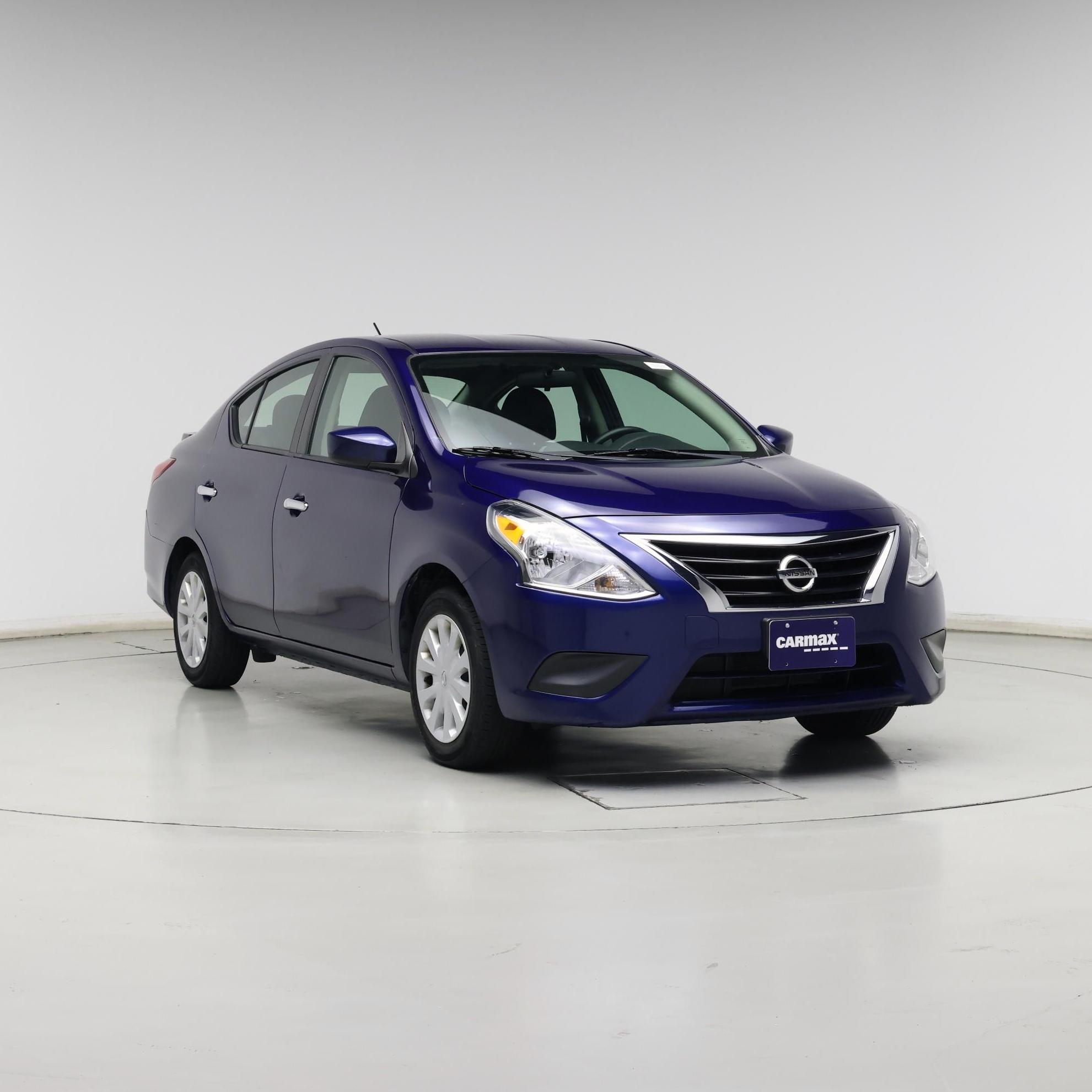 Blue 2019 Nissan Versa Sedan Front-Wheel Drive Automatic