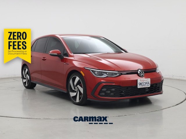 Red 2024 Volkswagen Golf GTI Hatchback Front-Wheel Drive Automatic