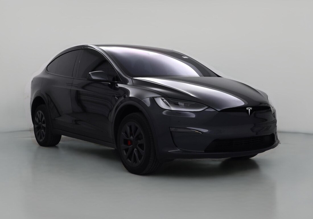 2025 Tesla Model X Plaid in Gray — CarMax photo