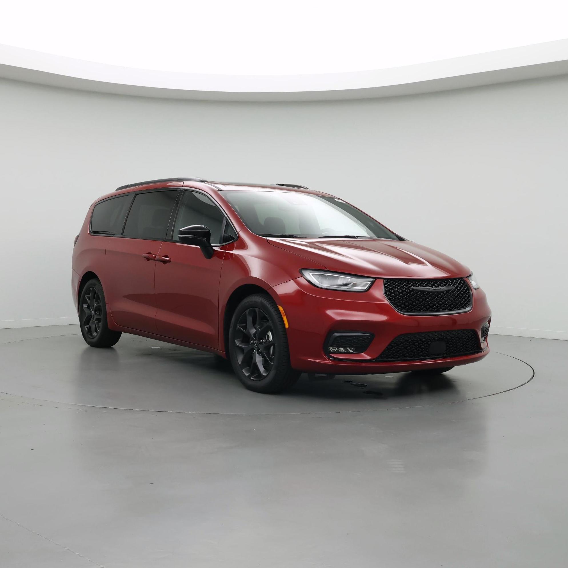 Red 2026 Chrysler Pacifica Minivan Front-Wheel Drive Automatic