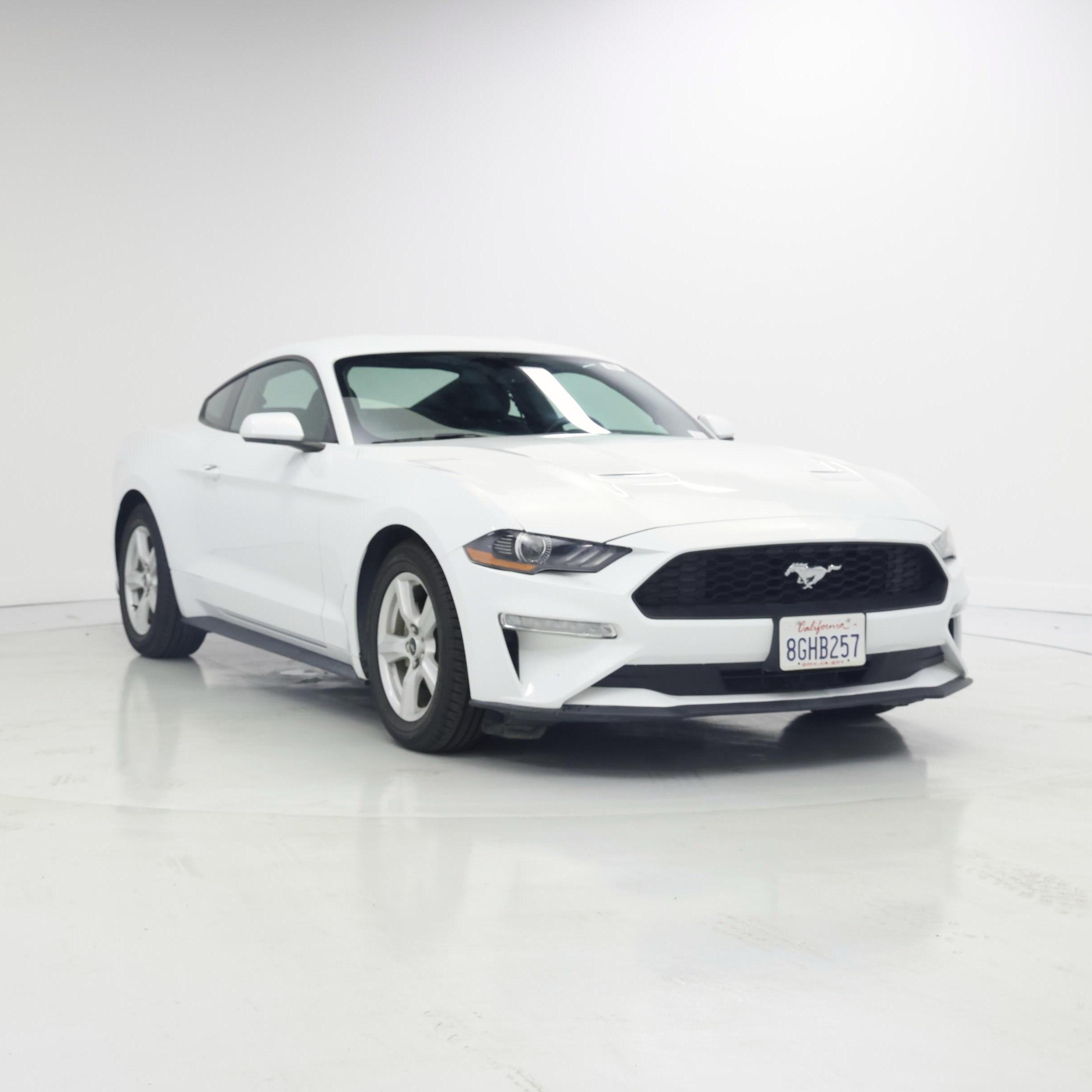 White 2019 Ford Mustang Coupe Rear-Wheel Drive Automatic