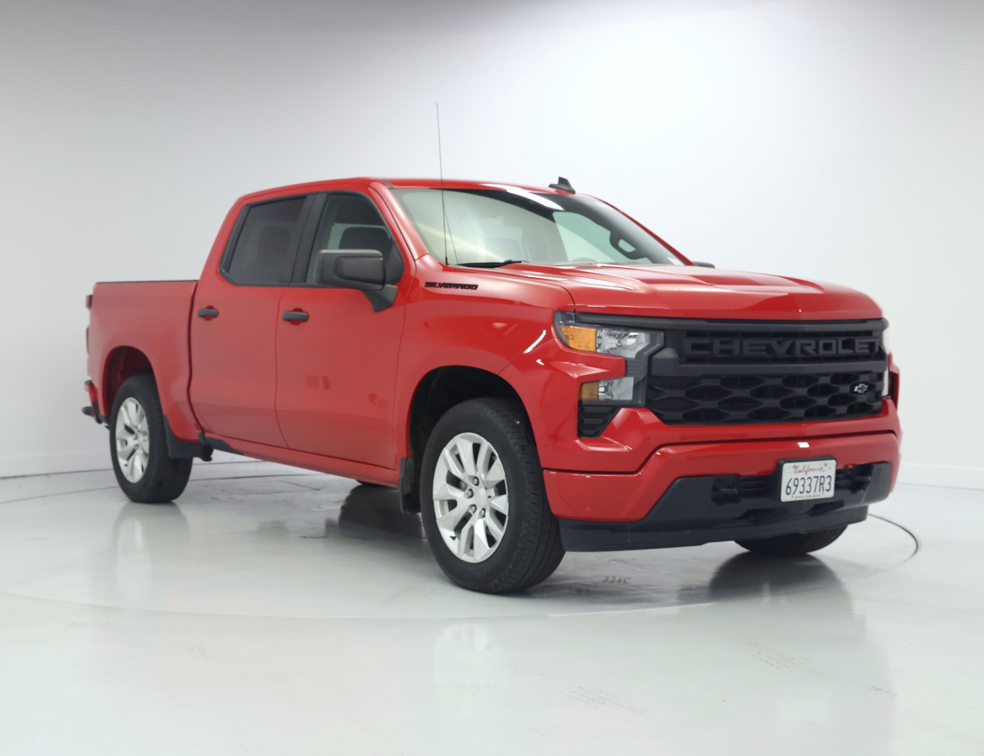 Red 2023 Chevrolet Silverado 1500 Pickup Truck 4X2 Automatic