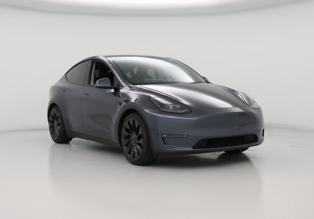 2023 Tesla Model Y Performance All-Wheel Drive in Gray — CarMax photo