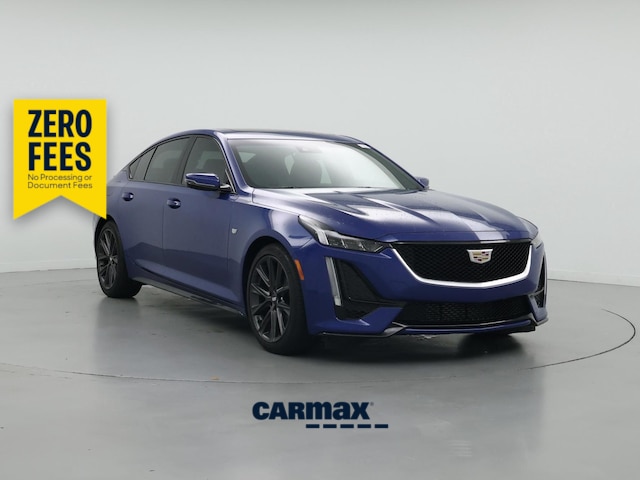 Blue 2021 Cadillac CT5 Sedan Rear-Wheel Drive Automatic