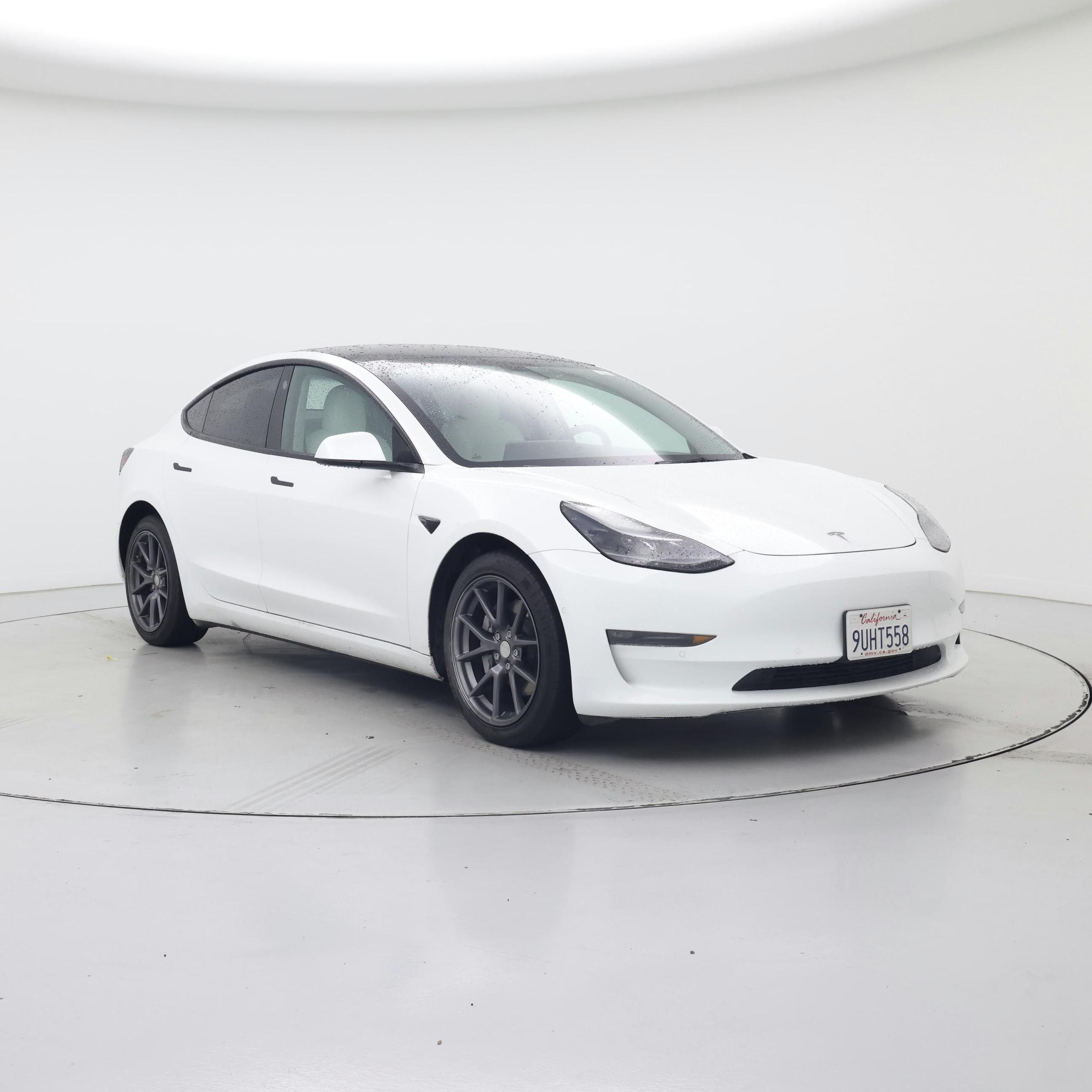White 2022 Tesla Model 3 Sedan All-Wheel Drive Automatic