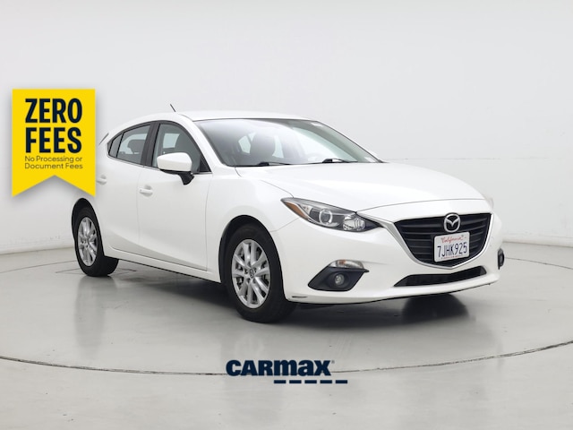 White 2015 Mazda MAZDA3 Hatchback Front-Wheel Drive Automatic