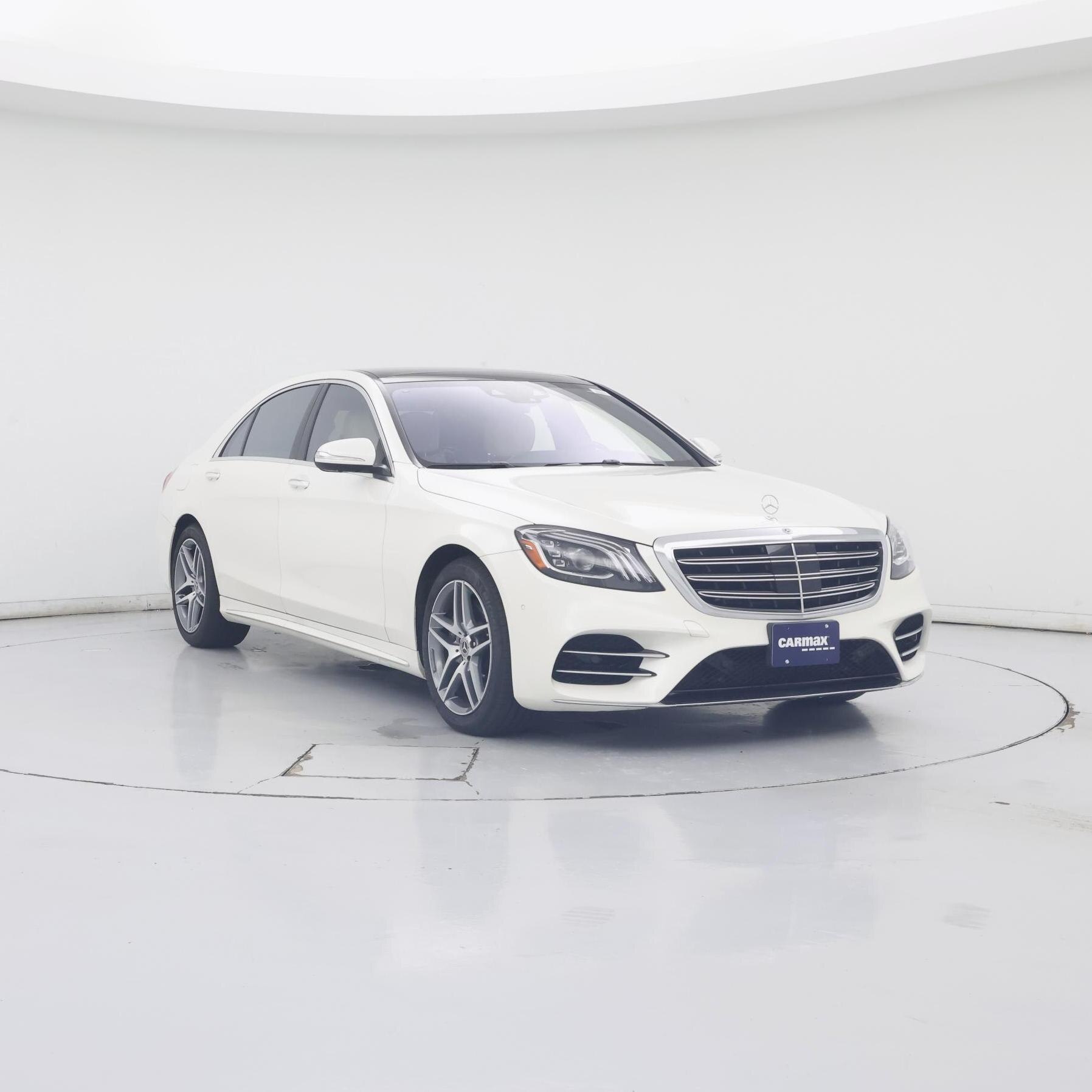 White 2018 Mercedes-Benz S-Class Sedan Rear-Wheel Drive Automatic