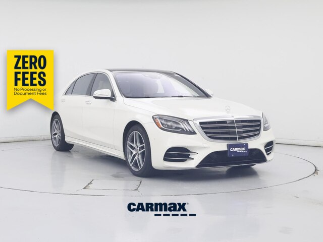 White 2018 Mercedes-Benz S-Class Sedan Rear-Wheel Drive Automatic