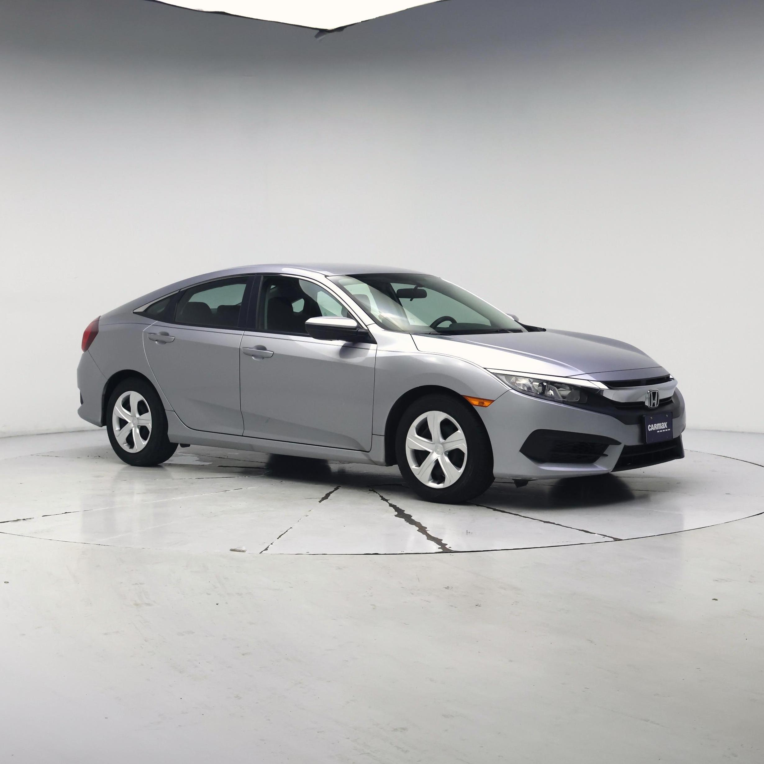 Silver 2018 Honda Civic Sedan Front-Wheel Drive Automatic