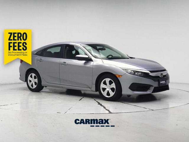 Silver 2018 Honda Civic Sedan Front-Wheel Drive Automatic
