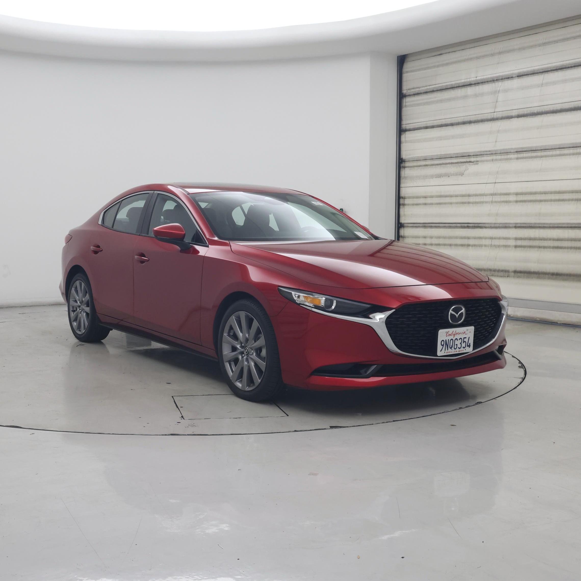 Red 2024 Mazda MAZDA3 Sedan Front-Wheel Drive Automatic