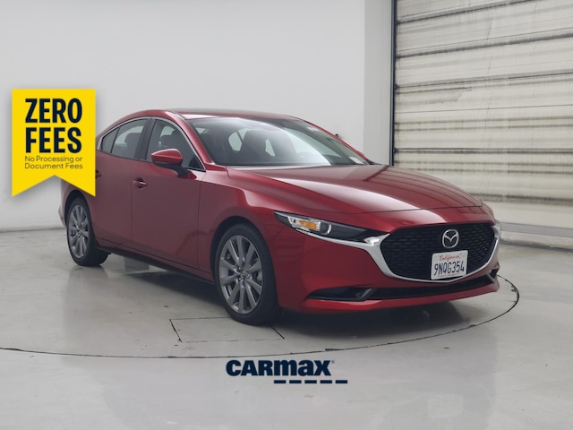Red 2024 Mazda MAZDA3 Sedan Front-Wheel Drive Automatic