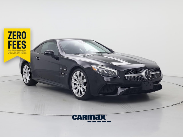 Black 2019 Mercedes-Benz SL-Class Convertible Rear-Wheel Drive Automatic