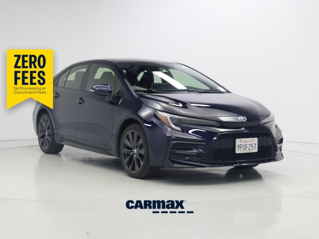 Blue 2025 Toyota Corolla Hybrid Sedan Front-Wheel Drive Automatic