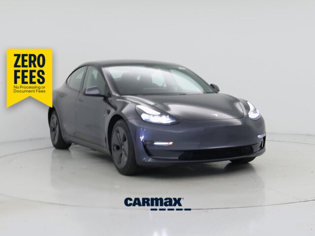 Gray 2021 Tesla Model 3 Sedan All-Wheel Drive Automatic