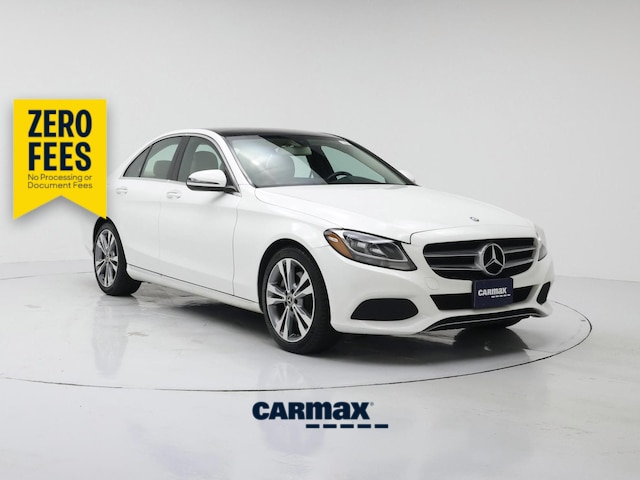White 2017 Mercedes-Benz C-Class Sedan Automatic