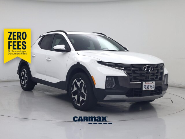 White 2022 Hyundai Santa Cruz Pickup Truck All-Wheel Drive Automatic