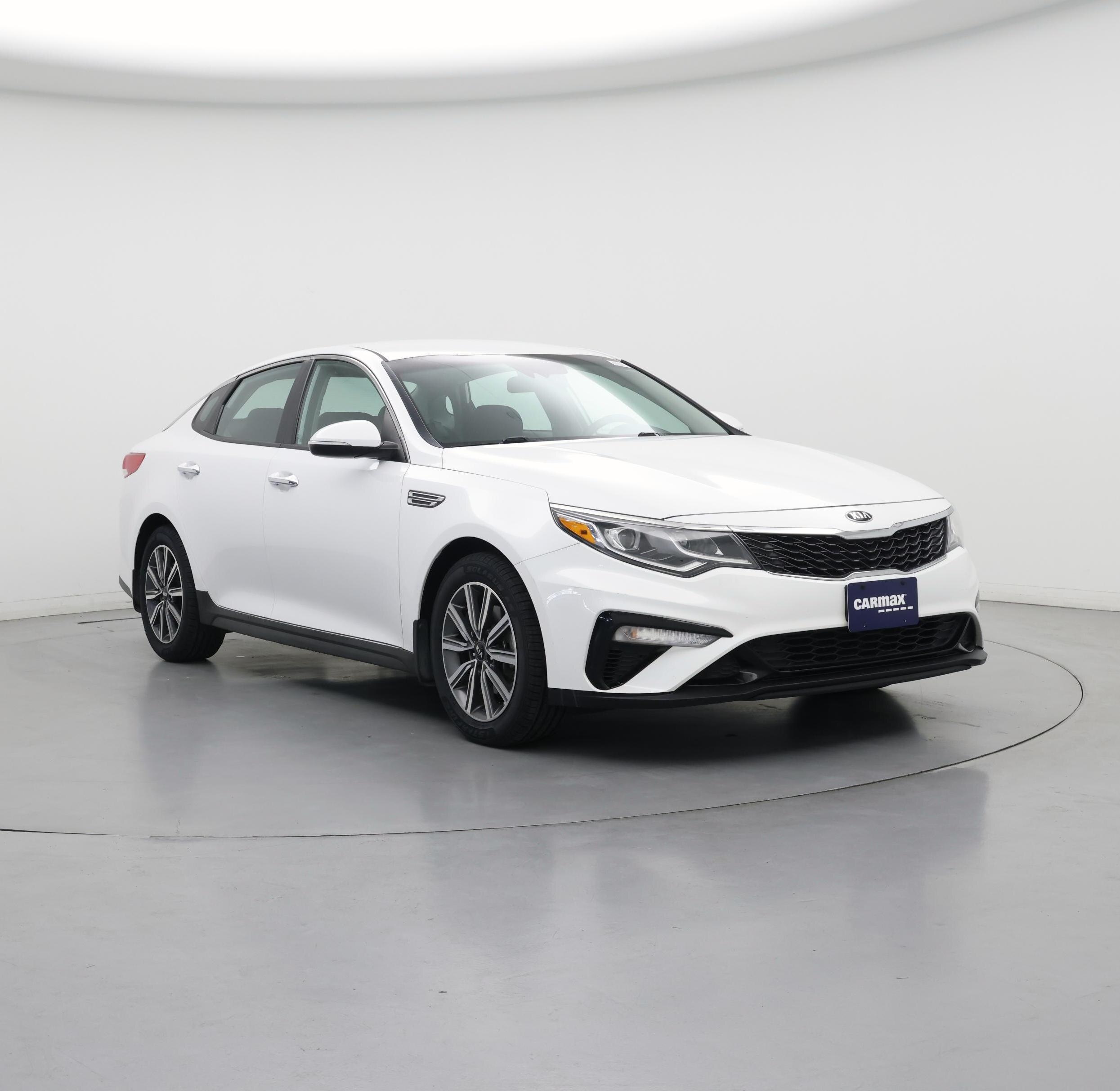White 2019 Kia Optima Sedan Front-Wheel Drive Automatic