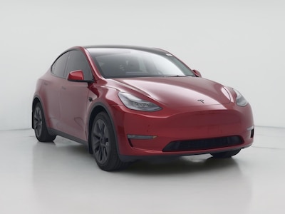 2025 Tesla Model Y Long Range RWD Red