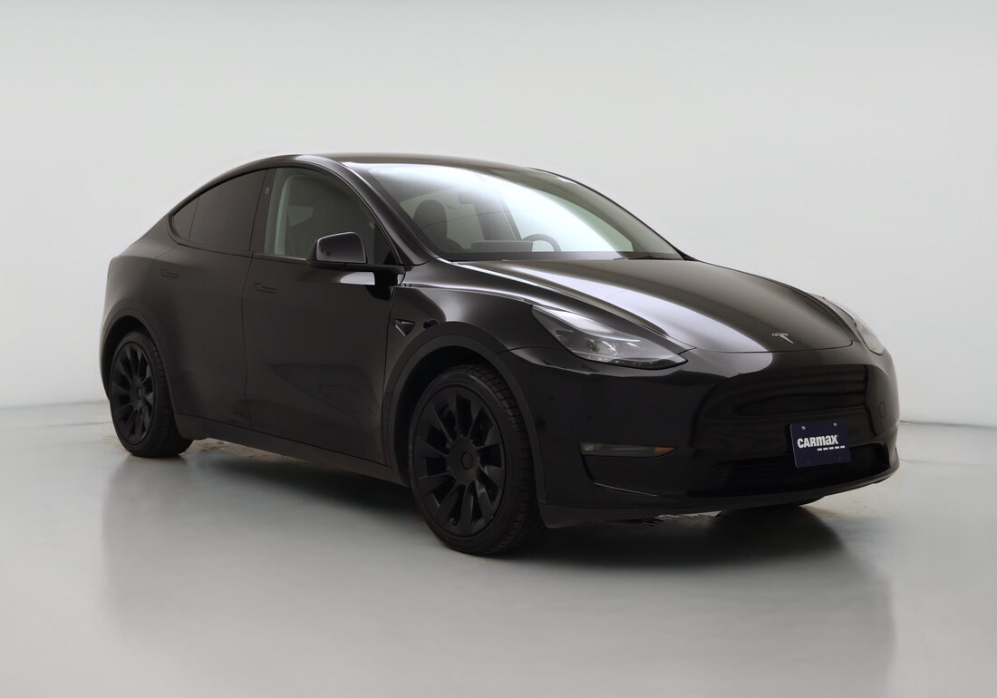 2023 Tesla Model Y Long Range All-Wheel Drive in Black — CarMax photo