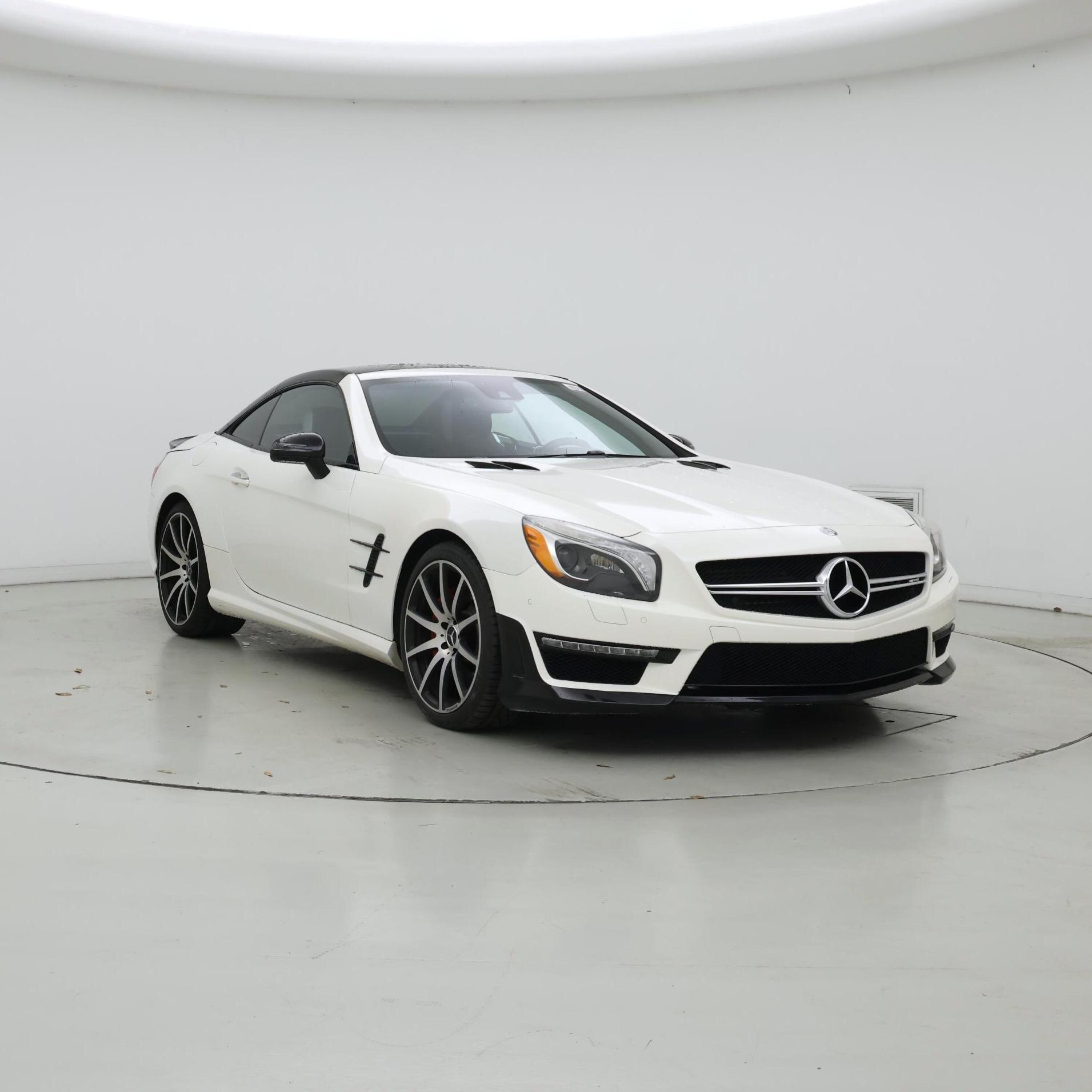 White 2016 Mercedes-Benz SL-Class Convertible Rear-Wheel Drive Automatic