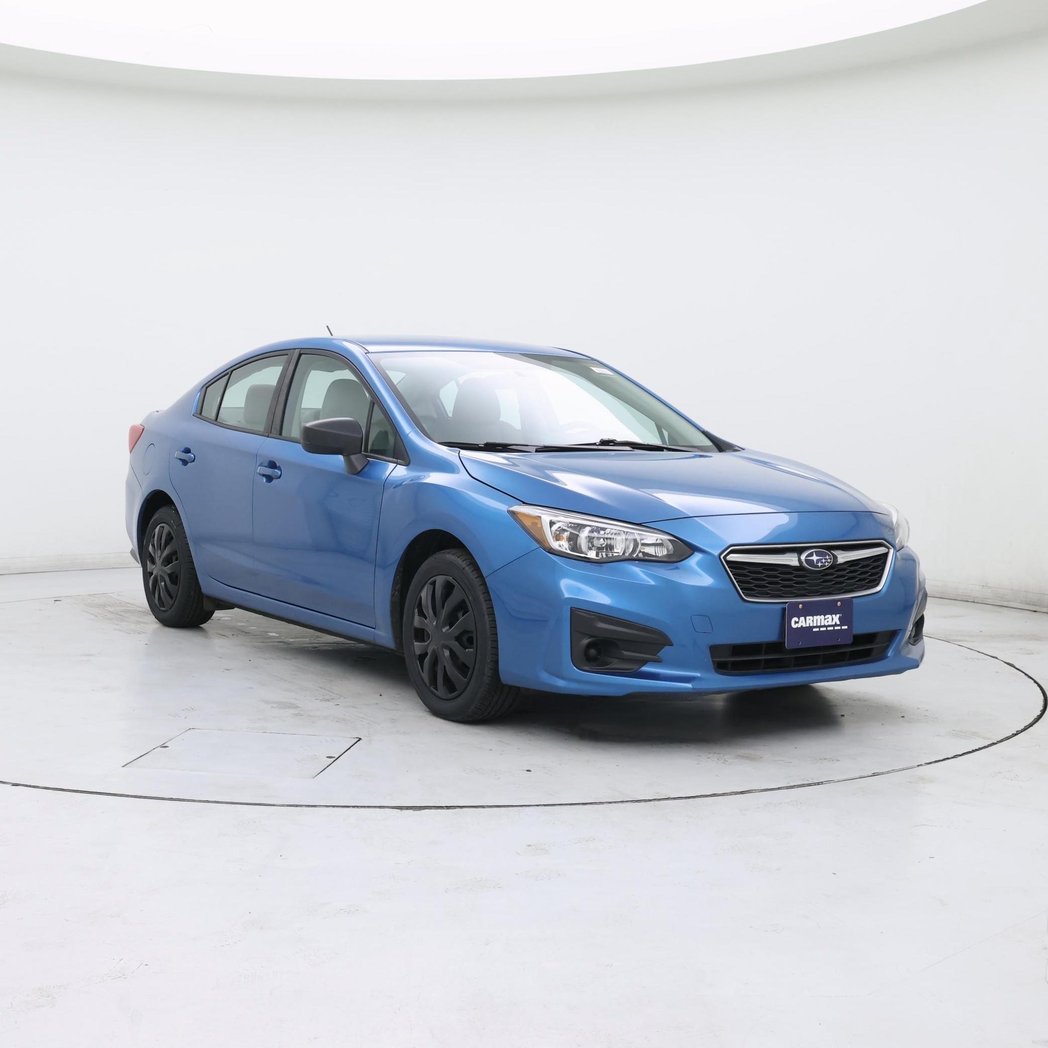 Blue 2017 Subaru Impreza Sedan  Automatic