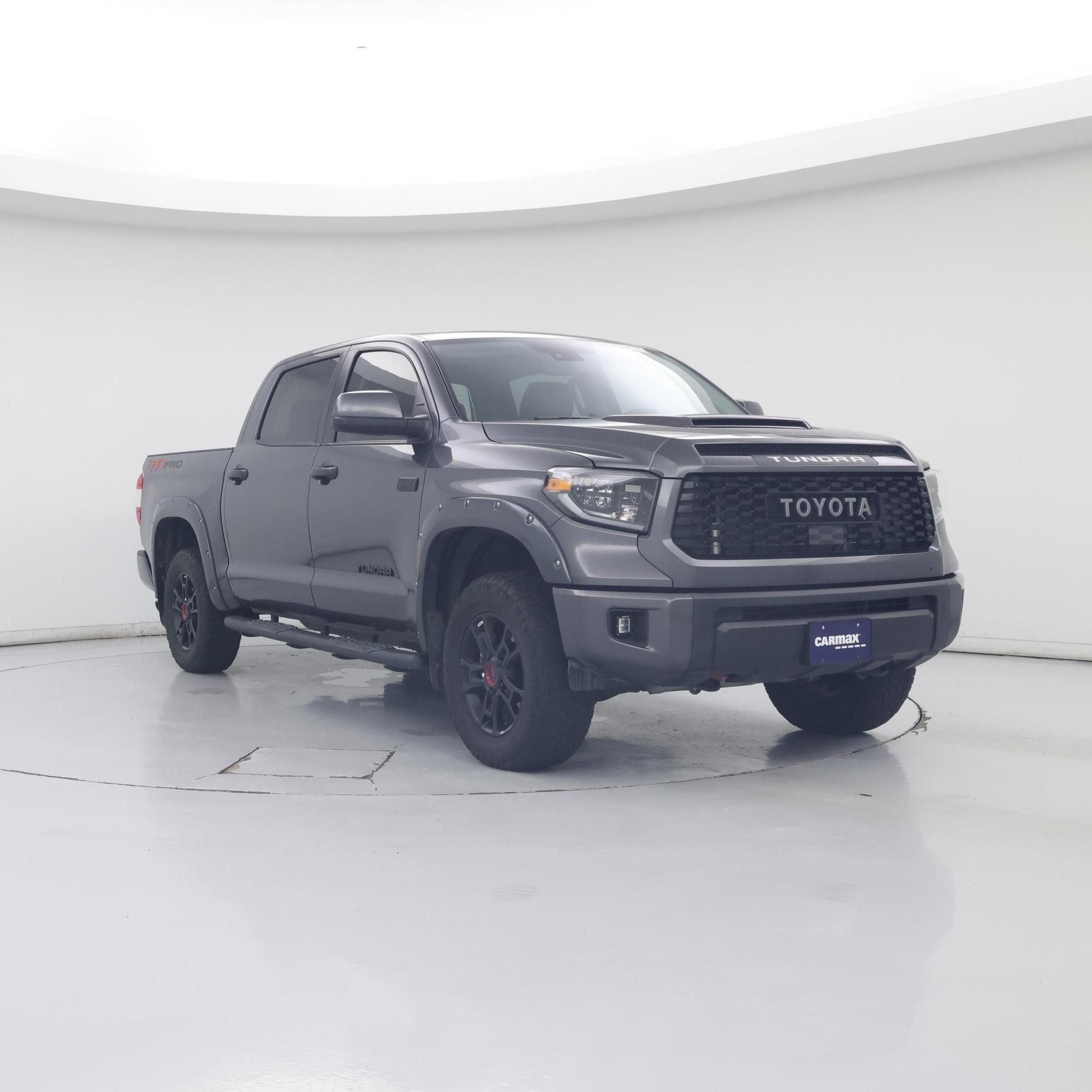 Gray 2021 Toyota Tundra Pickup Truck Four-Wheel Drive Automatic
