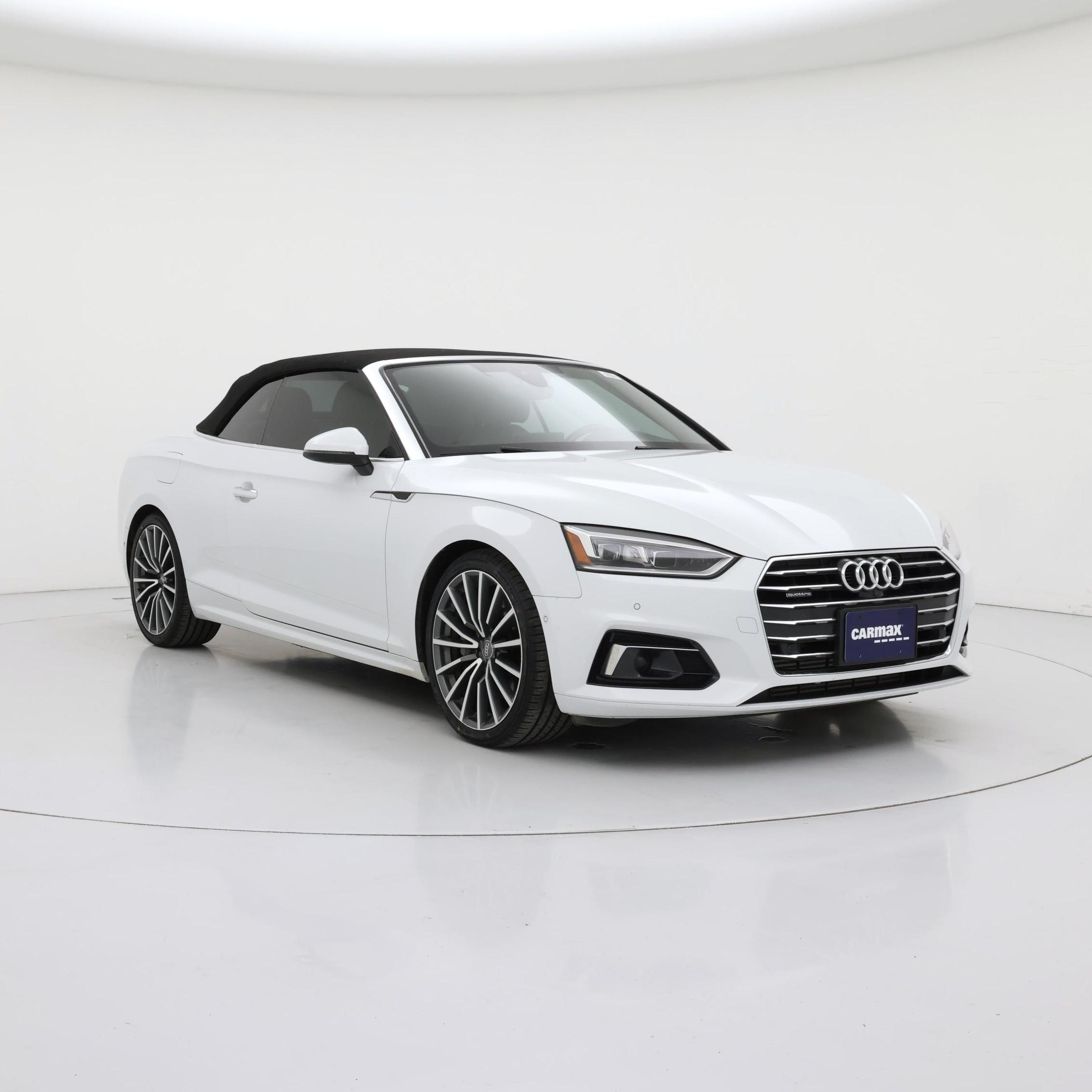 White 2019 Audi A5 Convertible All-Wheel Drive Automatic