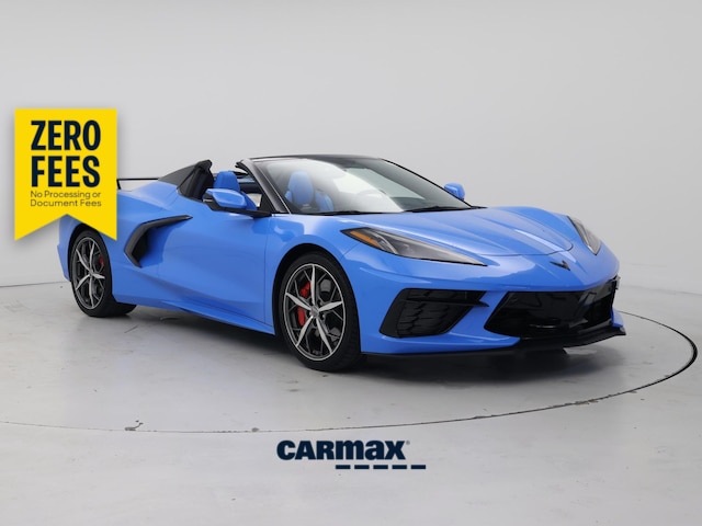 Blue 2020 Chevrolet Corvette Convertible Rear-Wheel Drive Automatic