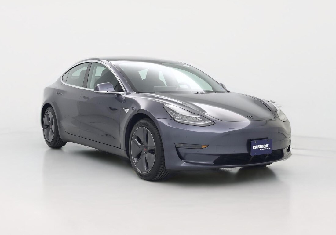 2020 Tesla Model 3 Standard Range Plus in Gray — CarMax photo