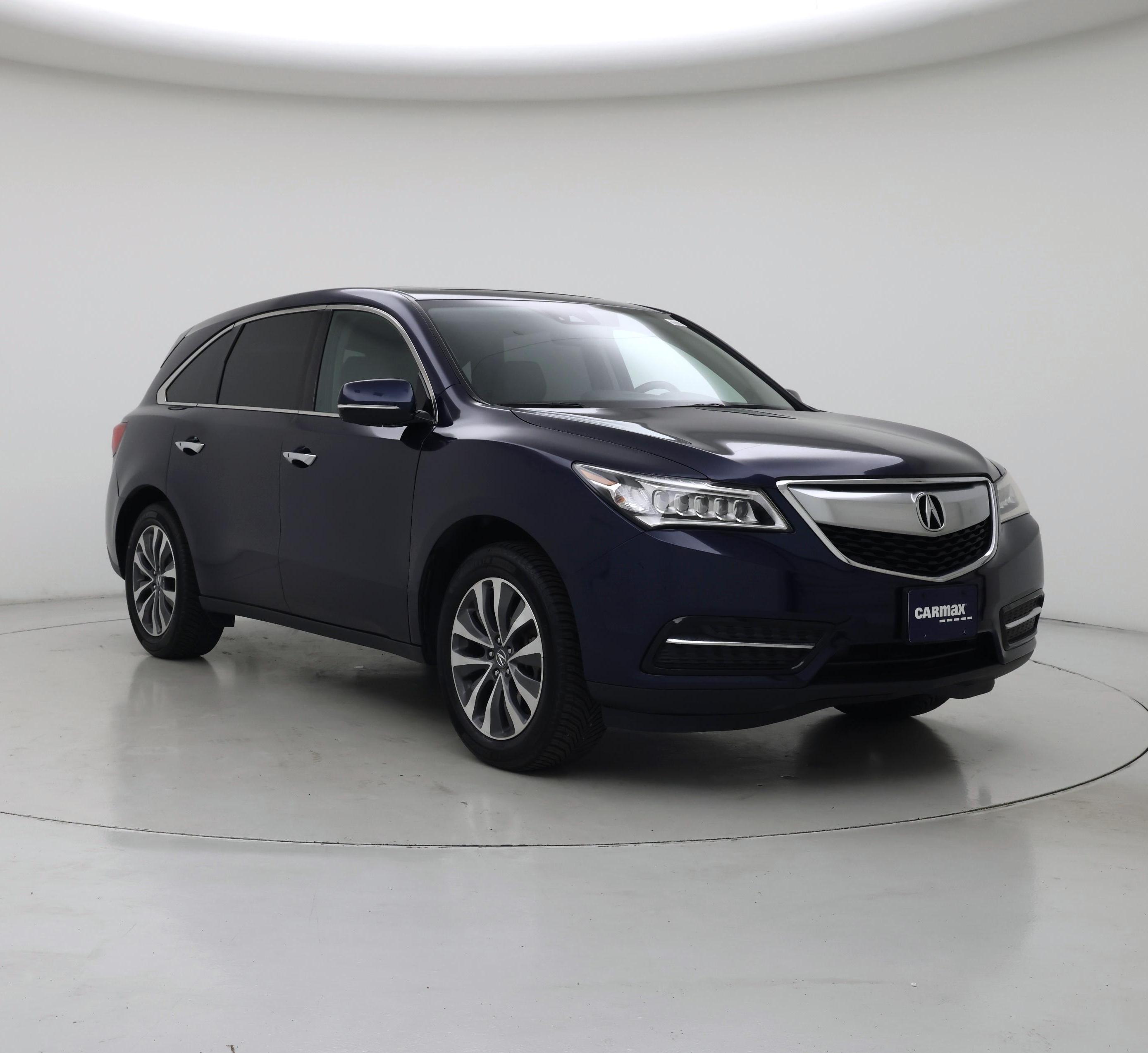Blue 2016 Acura MDX SUV / Crossover  Automatic