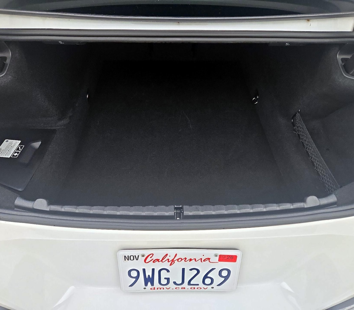 Trunk/Cargo (Seats Up)