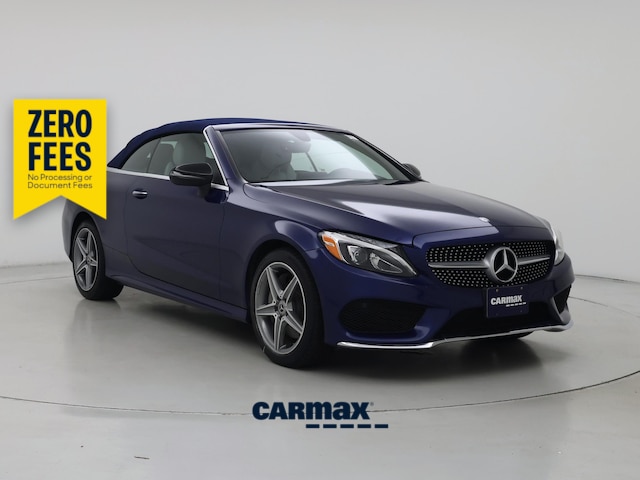 Blue 2017 Mercedes-Benz C-Class Convertible All-Wheel Drive Automatic
