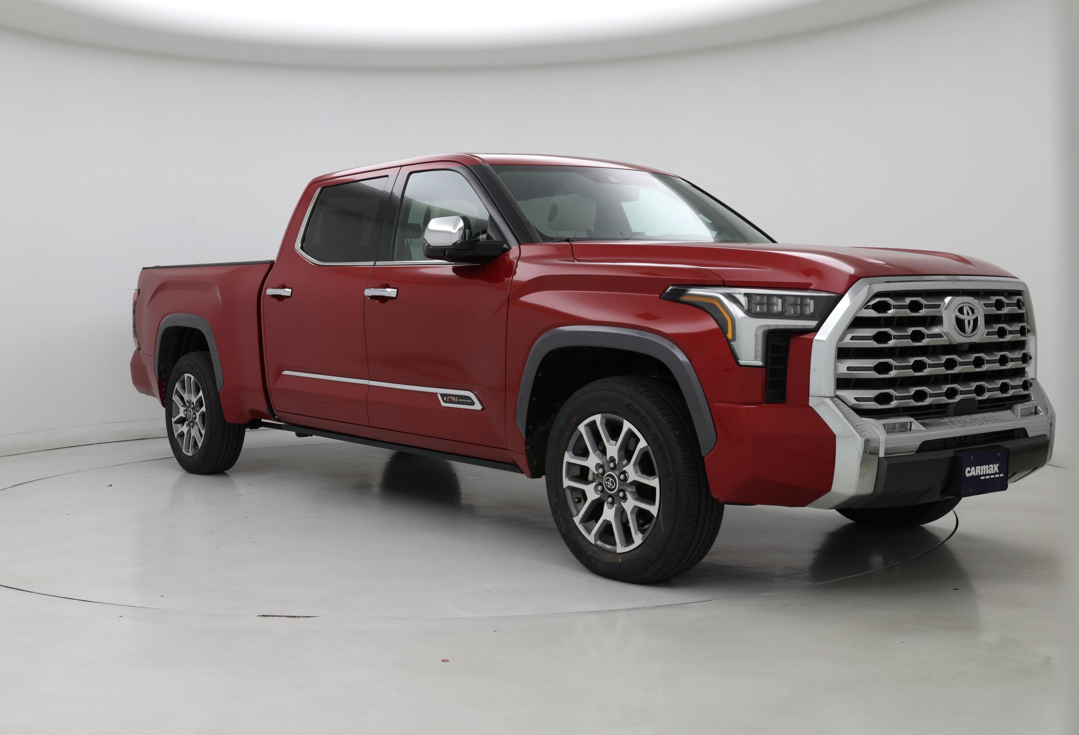 Red 2022 Toyota Tundra Pickup Truck Four-Wheel Drive Automatic