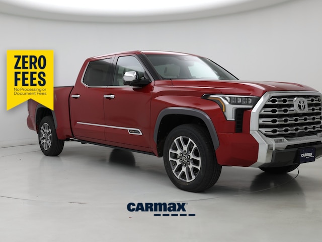 Red 2022 Toyota Tundra Pickup Truck Four-Wheel Drive Automatic