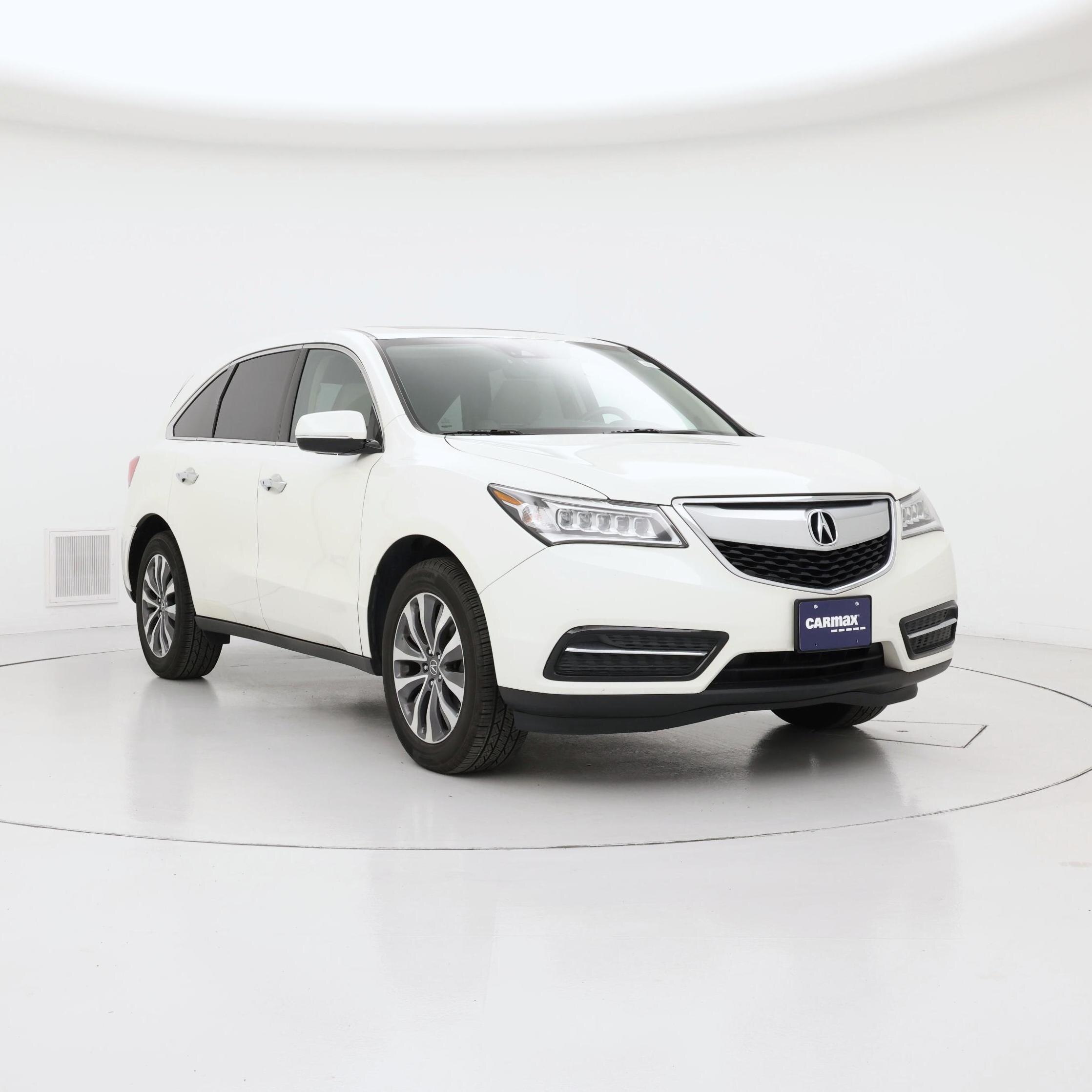 White 2016 Acura MDX SUV / Crossover  Automatic