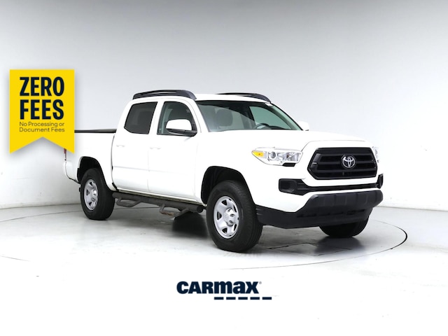 White 2023 Toyota Tacoma Pickup Truck Four-Wheel Drive Automatic