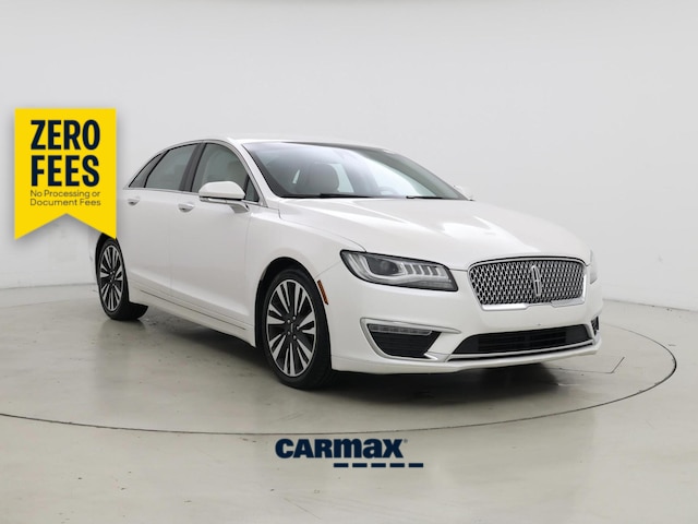 White 2017 Lincoln MKZ Sedan Front-Wheel Drive Automatic