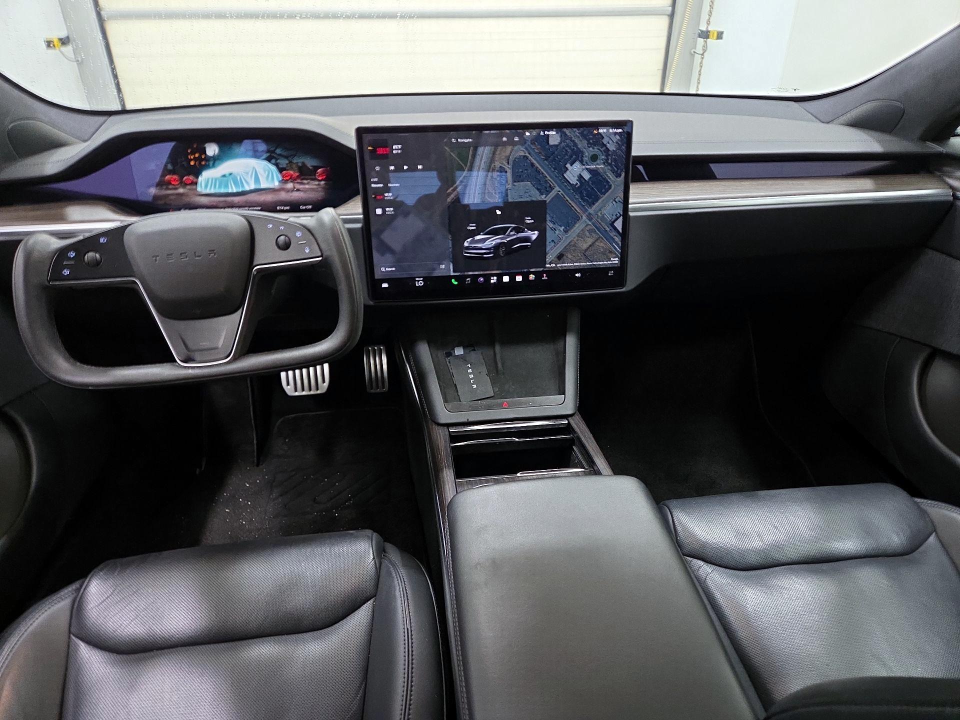 Gray 2022 Tesla Model S Sedan All-Wheel Drive Automatic