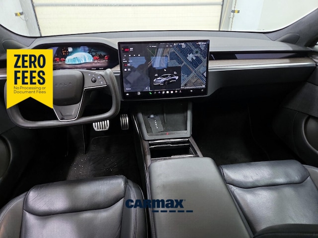 Gray 2022 Tesla Model S Sedan All-Wheel Drive Automatic