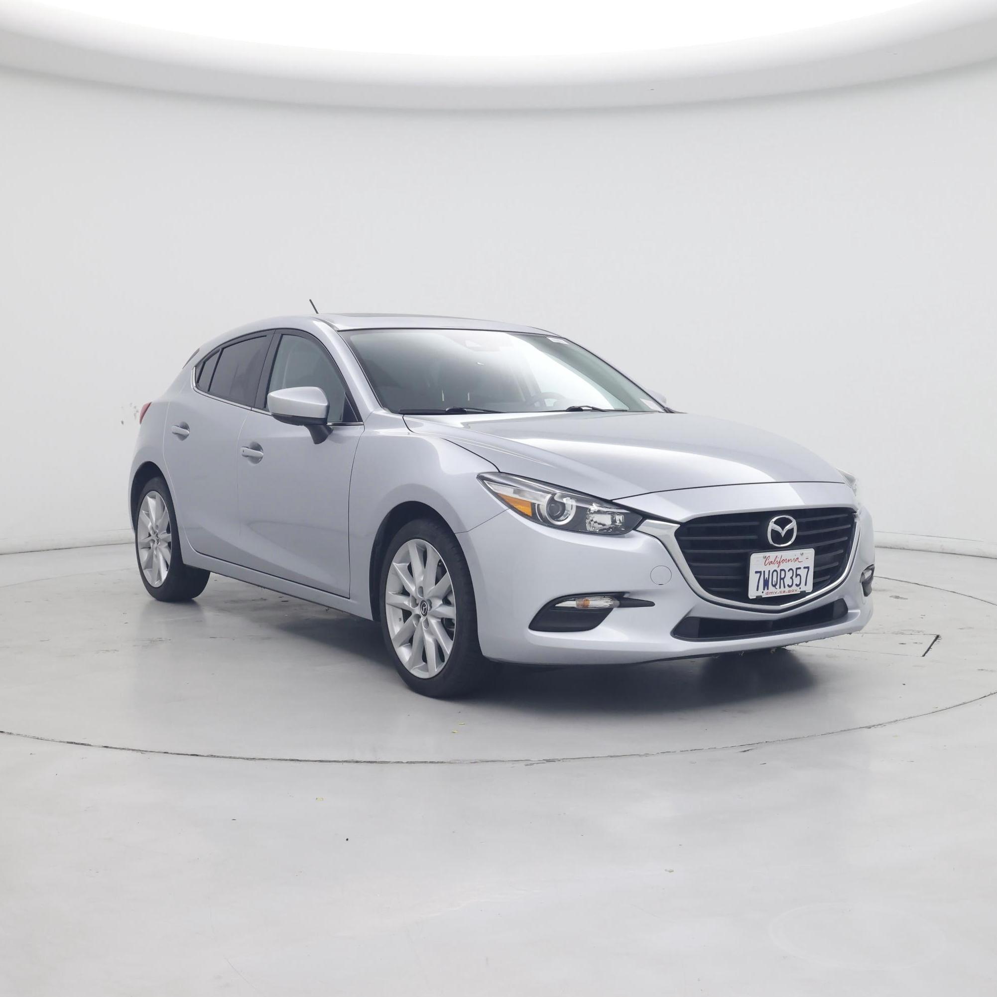 Silver 2017 Mazda MAZDA3 Hatchback Front-Wheel Drive Automatic