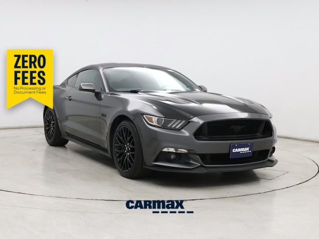 Gray 2017 Ford Mustang Coupe Rear-Wheel Drive Manual